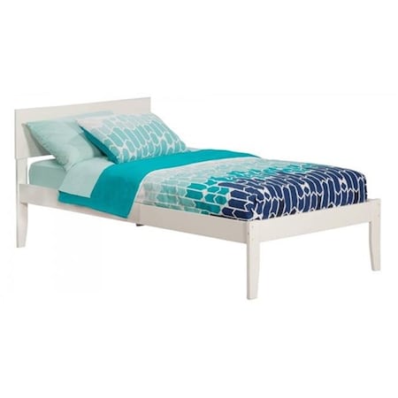 Atlantic Furniture AR8121032 Orlando Bed; White - Twin